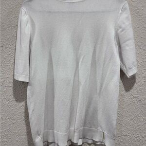 Anne Klein White Knit Top